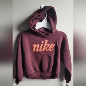 Nike Burgundy Girls Pullover Sweatshirt